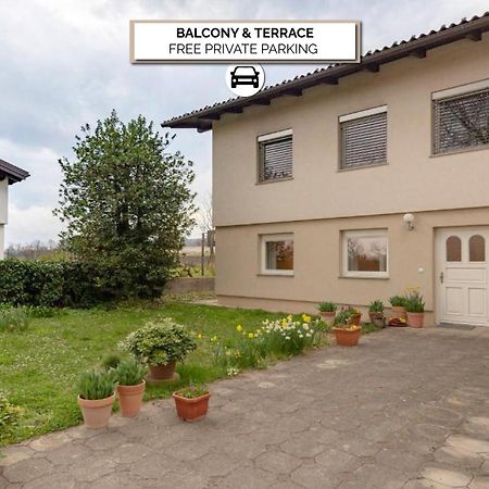 Ferienwohnung Cozy Garden Flat Laibach Exterior foto